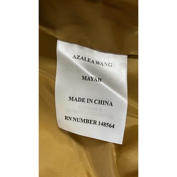 AZALEA‎ WANG STACKED VEGAN JACKET SIZE L - Picture 5 of 7